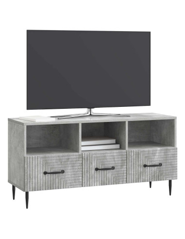 Mobile TV con cassetto Grigio Cemento 102 x 34,5 x 50 cm