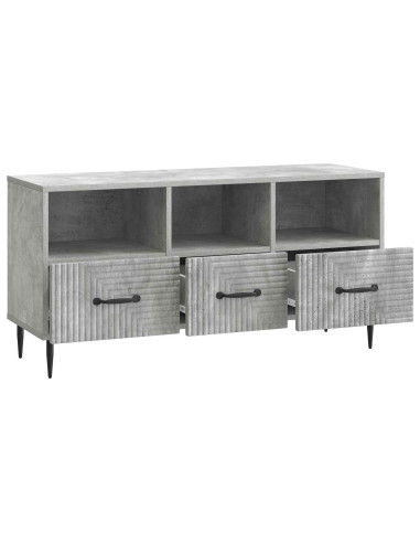 Mobile TV con cassetto Grigio Cemento 102 x 34,5 x 50 cm