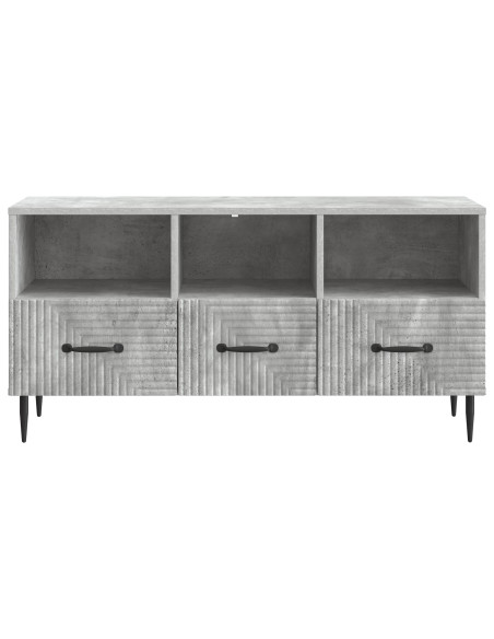 Mobile TV con cassetto Grigio Cemento 102 x 34,5 x 50 cm