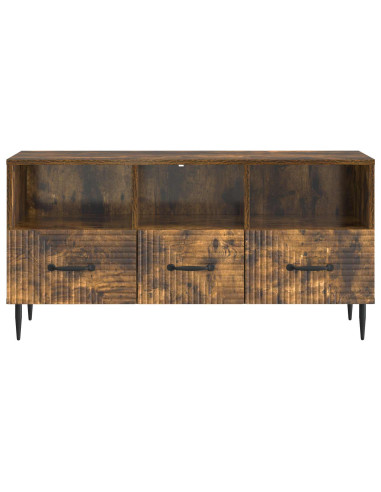 Mobile TV Rovere Fumo 102 x 34,5 x 50 cm Legno ingegnerizzato