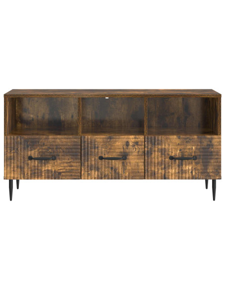 Mobile TV Rovere Fumo 102 x 34,5 x 50 cm Legno ingegnerizzato