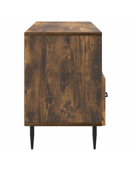 Mobile TV Rovere Fumo 102 x 34,5 x 50 cm Legno ingegnerizzato