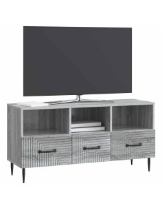 Mobile TV Grigio Sonoma 102 x 34,5 x 50 cm Legno ingegnerizzato 2