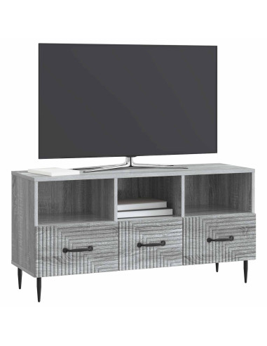 Mobile TV Grigio Sonoma 102 x 34,5 x 50 cm Legno ingegnerizzato