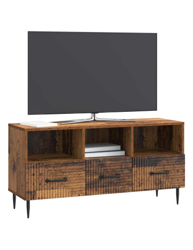 Mobile TV Legno antico 102 x 34,5 x 50 cm Legno ingegnerizzato
