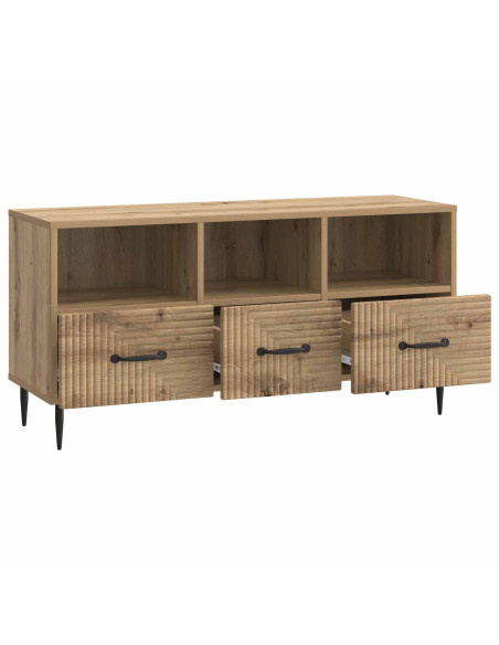 Mobile TV con cassetto Rovere Artigianale 102 x 34,5 x 50 cm