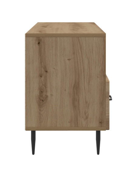 Mobile TV con cassetto Rovere Artigianale 102 x 34,5 x 50 cm