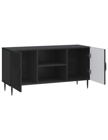 Mobile TV Nero 102 x 34,5 x 50 cm Legno ingegnerizzato