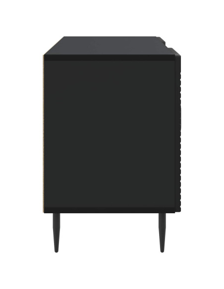Mobile TV Nero 102 x 34,5 x 50 cm Legno ingegnerizzato