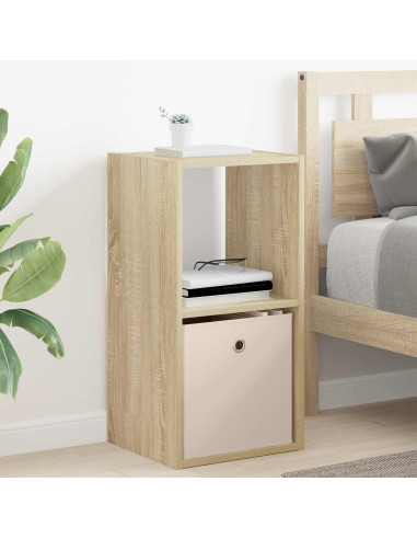 Comodino con cassetto 2 pcs Rovere Sonoma 35 x 32 x 68,5 cm