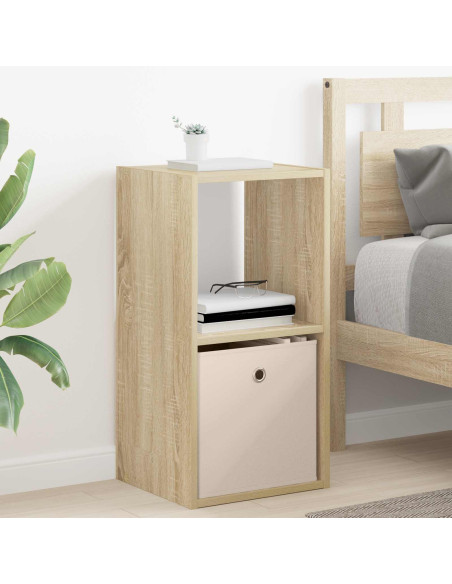 Comodino con cassetto 2 pcs Rovere Sonoma 35 x 32 x 68,5 cm