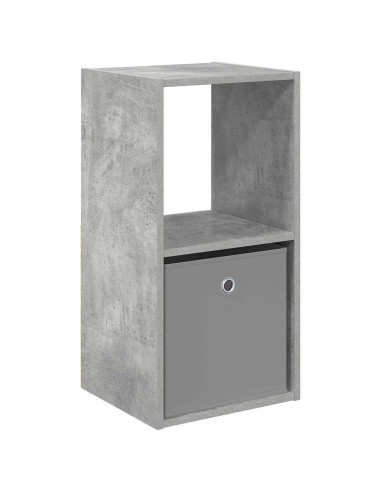 Comodino Grigio cemento 35 x 32 x 68,5 cm Legno multistrato