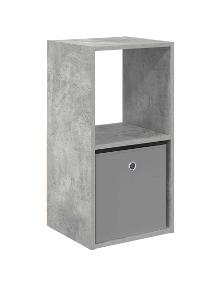 Comodino Grigio cemento 35 x 32 x 68,5 cm Legno multistrato