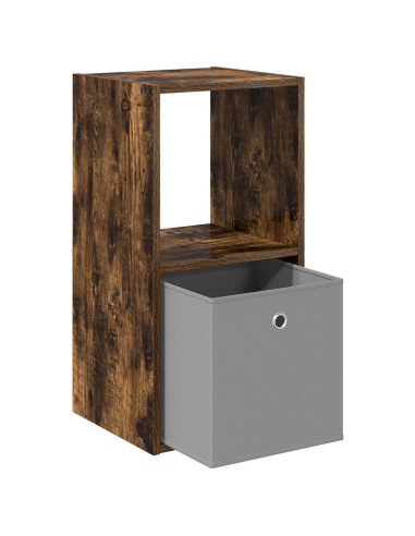 Comodino 2 pcs Rovere fumé 35 x 32 x 68,5 cm Legno multistrato