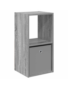 Comodino Grigio Sonoma 35 x 32 x 68,5 cm Legno multistrato 2