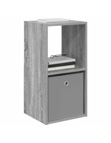 Comodino Grigio Sonoma 35 x 32 x 68,5 cm Legno multistrato