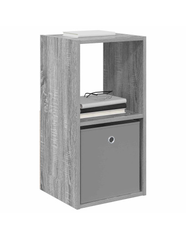 Comodino con cassetto 2 pcs Grigio Sonoma 35 x 32 x 68,5 cm