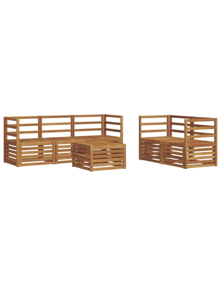 Set divani Legno di Acacia Massello