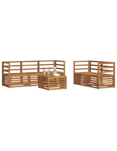 Set divani Legno di Acacia Massello