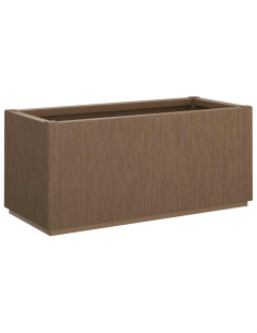 Scatola per Fiori da Giardino Marrone 80 x 36 x 35 cm 2
