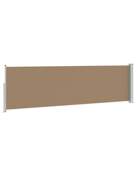 Tenda laterale retrattile Tortora 500 x 140 cm Poliestere
