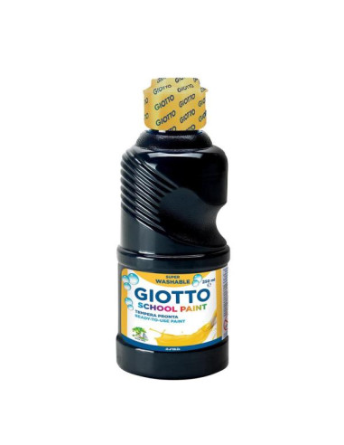 FLACONE 250ML TEMPERA NERO LAVABILE