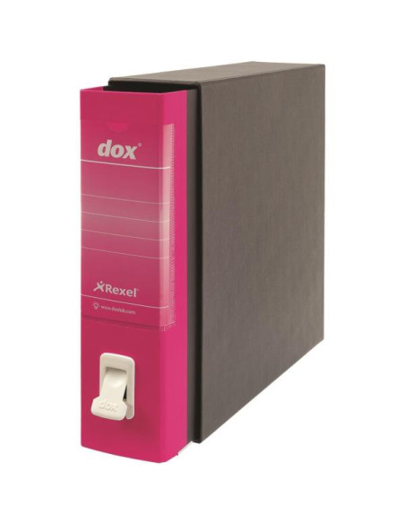 Rexel Dox 2 Registratore a Leva Formato Legale fucsia