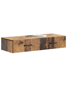 Tavolino da Parete Laterale Legno antico 87,5 x 34,5 x 17 cm 2