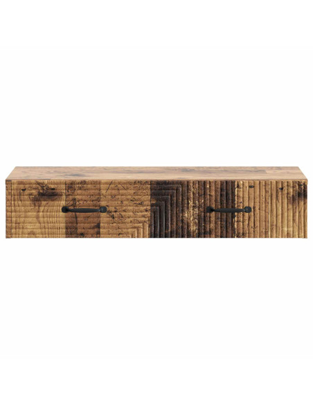 Tavolino da Parete Laterale Legno antico 87,5 x 34,5 x 17 cm
