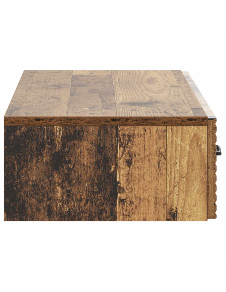 Tavolino da Parete Laterale Legno antico 87,5 x 34,5 x 17 cm