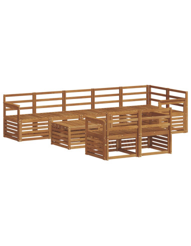 Set divani Naturale Legno di Acacia Massello