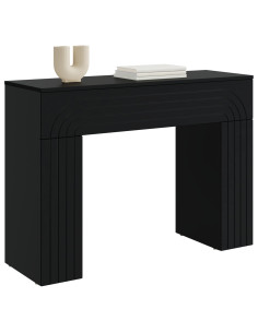 Tavolino da salotto Nero 102 x 35 x 75 cm Legno ingegnerizzato 2