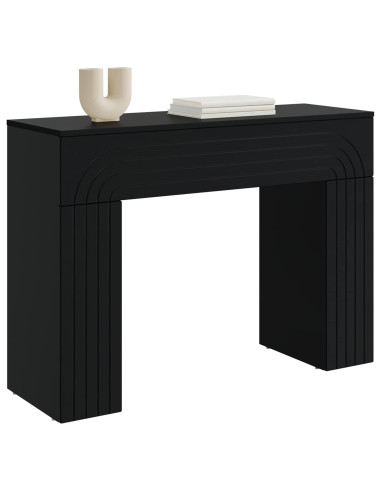 Tavolino da salotto Nero 102 x 35 x 75 cm Legno ingegnerizzato