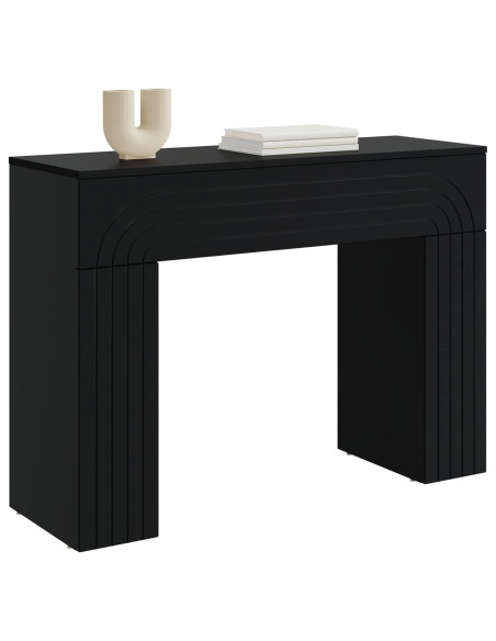 Tavolino da salotto Nero 102 x 35 x 75 cm Legno ingegnerizzato