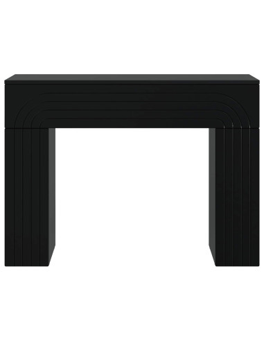 Tavolino da salotto Nero 102 x 35 x 75 cm Legno ingegnerizzato