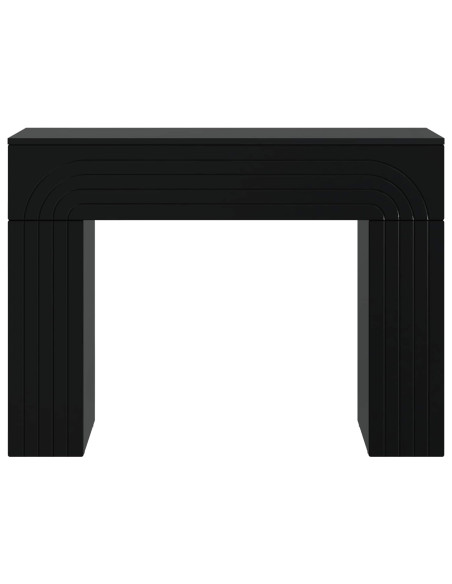 Tavolino da salotto Nero 102 x 35 x 75 cm Legno ingegnerizzato