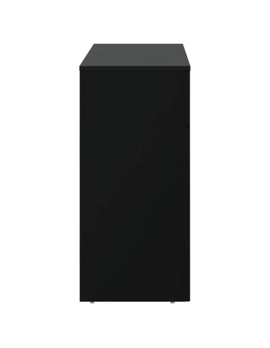 Tavolino da salotto Nero 102 x 35 x 75 cm Legno ingegnerizzato