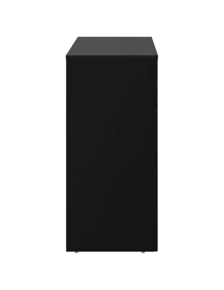 Tavolino da salotto Nero 102 x 35 x 75 cm Legno ingegnerizzato