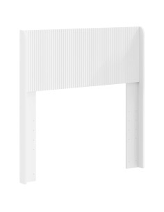 Testiera Letto Bianco Legno ingegnerizzato 2