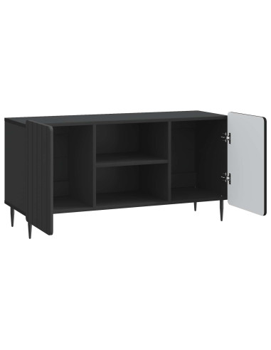 Mobile TV Nero 102 x 34,5 x 52 cm Legno ingegnerizzato