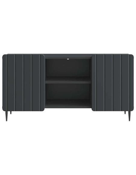 Mobile TV Nero 102 x 34,5 x 52 cm Legno ingegnerizzato