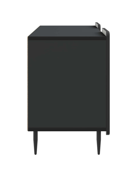Mobile TV Nero 102 x 34,5 x 52 cm Legno ingegnerizzato