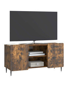 Mobile TV Rovere Fumo 102 x 34,5 x 52 cm Legno ingegnerizzato 2