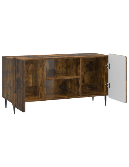 Mobile TV Rovere Fumo 102 x 34,5 x 52 cm Legno ingegnerizzato