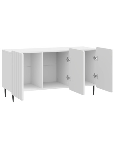 Mobile TV Bianco Lucido 99 x 34,5 x 52 cm Legno ingegnerizzato