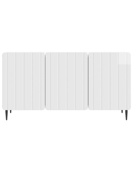 Mobile TV Bianco Lucido 99 x 34,5 x 52 cm Legno ingegnerizzato