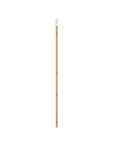 Porta scorrevole Naturale e Bianco 73,5 x 211 cm
