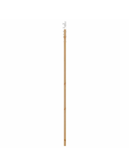 Porta scorrevole Naturale e Bianco 86 x 211 cm