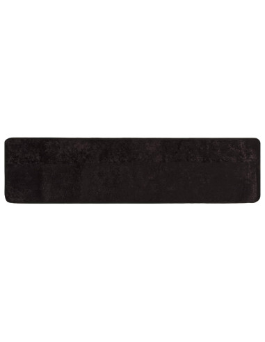 Runner Tappeto MARSA Antracite 250 x 50 cm Poliestere e PVC
