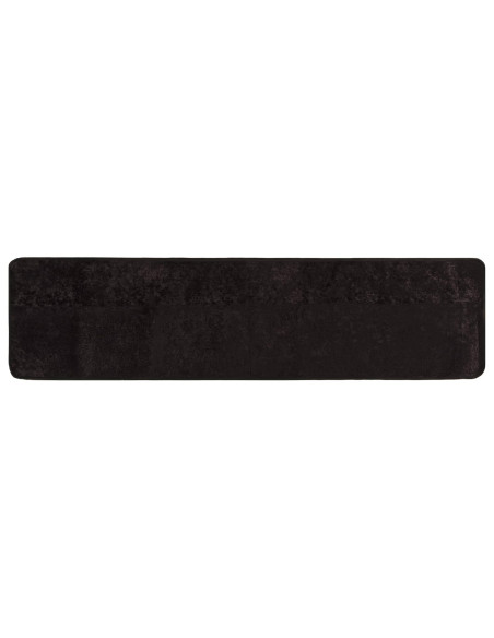 Runner Tappeto MARSA Antracite 250 x 50 cm Poliestere e PVC